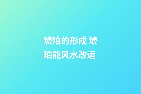 琥珀的形成 琥珀能风水改运